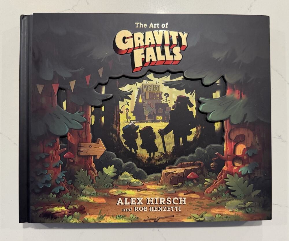 The Art of Gravity Falls SIGNED BOOK Alex Hirsch Hardcover Initials SIGNATURE #2